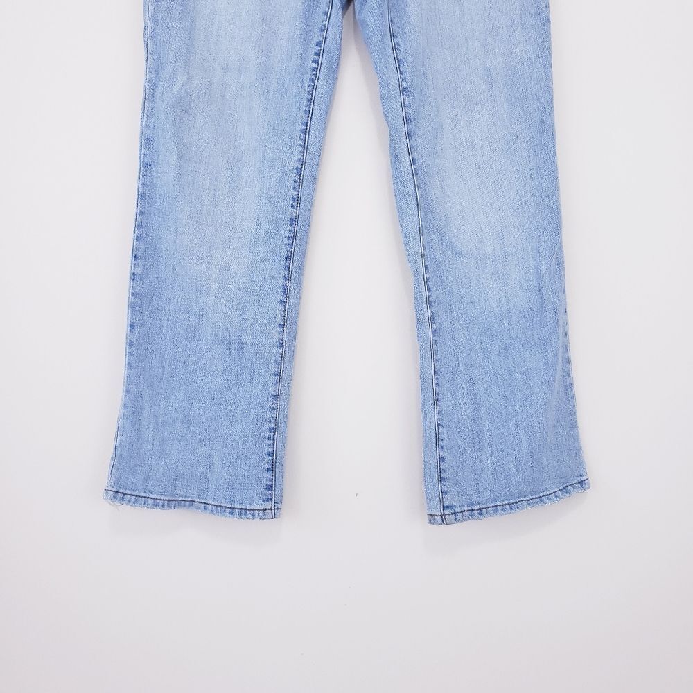 Liz & Co Blue Jeans Straight Leg High Rise Mom Jean Vintage Size 12 Regular - Picture 2 of 7